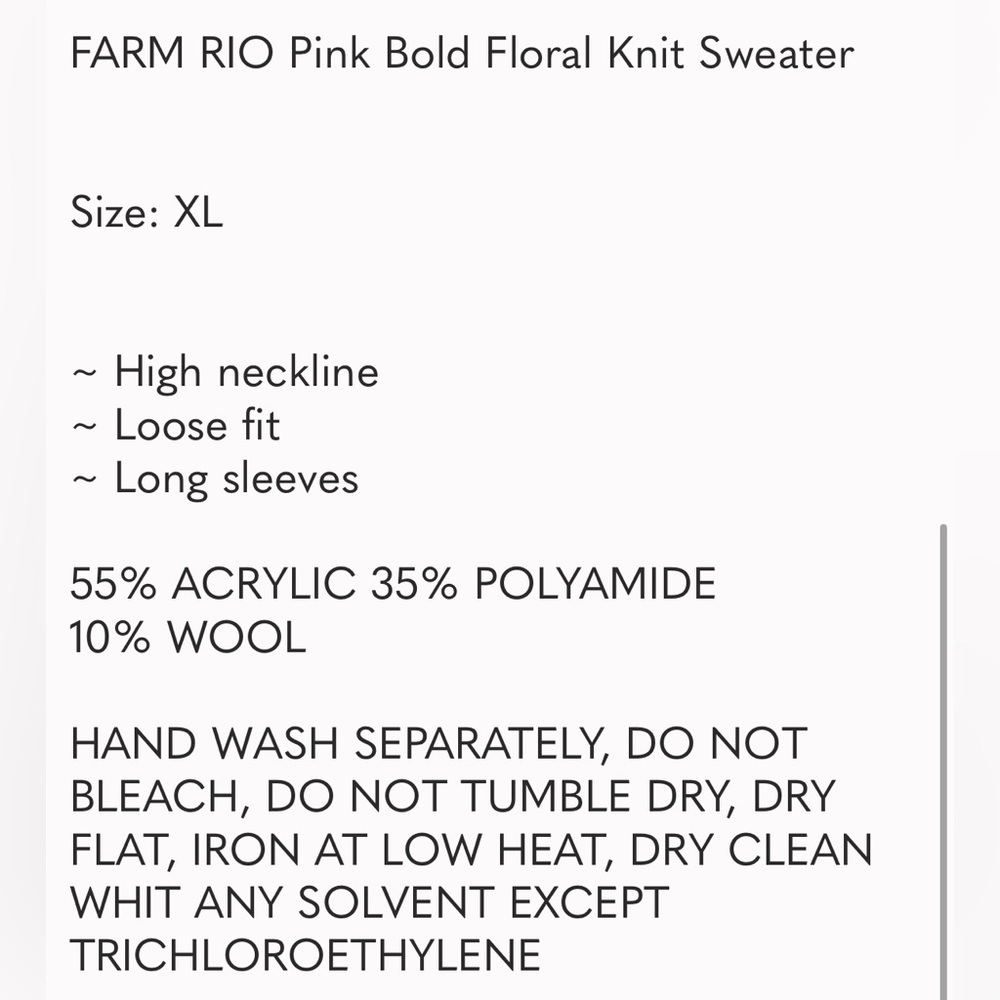 FARM Rio Women's Vibrant Shoulder Cut Out Sweater, NWT, XL - Picture 13 of 15
